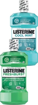 Listerine+Mouthwash+500mL+Selected+Varieties