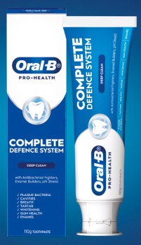 Oral%E2%80%91B+Pro+Health+Complete+Defence+System+Deep+Clean+Toothpaste+110g