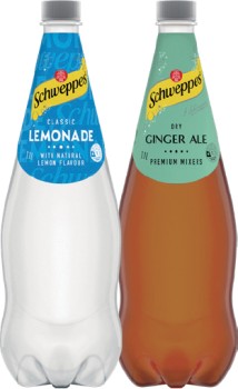 Schweppes+Mixers%2C+Soft+Drinks+or+Natural+Mineral+Water+1.1+Litre+Selected+Varieties