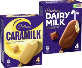 Cadbury+Ice+Cream+Sticks+4+Pack+or+Minis+6+Pack+Selected+Varieties