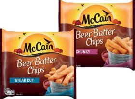 McCain+Beer+Batter+Chips+or+Wedges+750g+Selected+Varieties