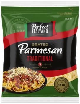 Perfect+Italiano+Traditional+Grated+Parmesan+Cheese+250g
