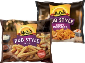 McCain+Pub+Style+Wedges+or+Fries+750g+Selected+Varieties