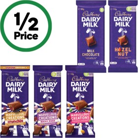 Cadbury+Dairy+Milk%2C+Bubbly+or+Marvellous+Creations+Blocks+150-190g