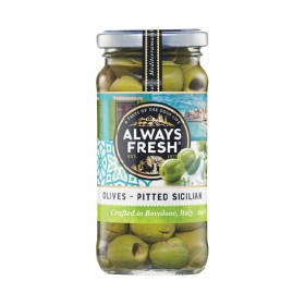Always-Fresh-Sicilian-Olives-Pitted-230g on sale