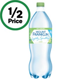 Mount-Franklin-Lightly-Sparkling-Water-125-Litre on sale