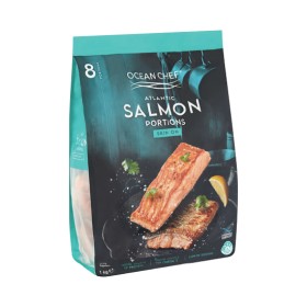 Ocean-Chef-Atlantic-Salmon-Portions-Skin-On-1-kg-From-the-Seafood-Freezer on sale