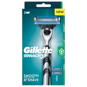 Gillette+Mach3%2B+Shaving+Razor+with+2+Cartridges