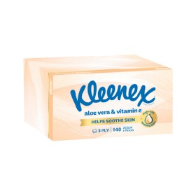 Kleenex-Aloe-Vera-Vitamin-E-3-Ply-Tissues-Pk-140 on sale