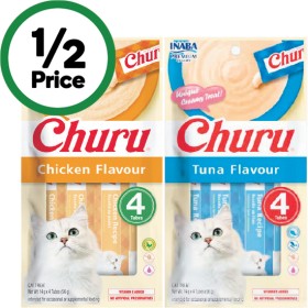 Churu+Puree+Cat+Treats+Pk+4+x+14g