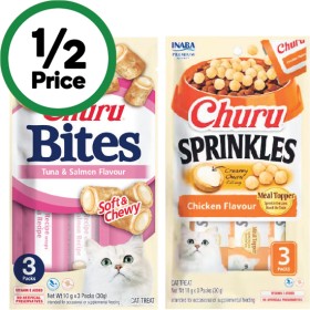 Churu+Sprinkles+or+Bites+Cat+Treats+Pk+3+x+10g