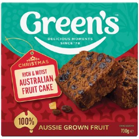Greens-Australian-Fruit-Cake-700g on sale