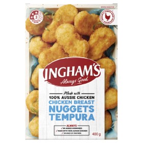 NEW+Ingham%26%23039%3Bs+Chicken+Breast+Nuggets+Tempura+400g