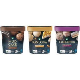 Woolworths+Mud+Cake+Ice+Cream+Tub+1+Litre+Woolworths+Pavlova+Ice+Cream+Tub+1+Litre+Woolworths+Lamington+Ice+Cream+Tub+1+Litre
