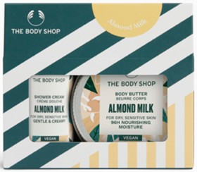 The+Body+Shop+Almond+Milk+Shower+Gel+And+Body+Butter+Duo+Set