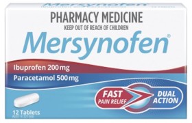 Mersynofen-Dual-Action-Fast-Pain-Relief-12-Tablets on sale