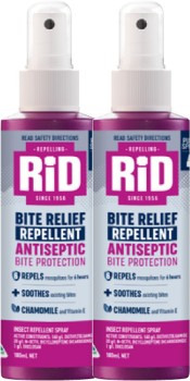 NEW-RID-Bite-Relief-Repellent-Antiseptic-Bite-Protection-100mL on sale