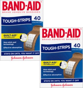 Band-Aid-Tough-Strips-40-Pack on sale