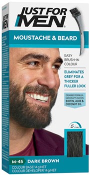 Just+For+Men+Moustache+%26amp%3B+Beard+Brush-In+Colour+Gel+Dark+Brown