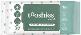 Tooshies-Aloe-Vera-Chamomile-Biodegradable-Baby-Wipes-70-Pack on sale