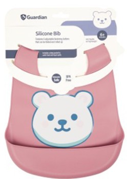 Guardian-Silicone-Bib-Dusty-Berry on sale