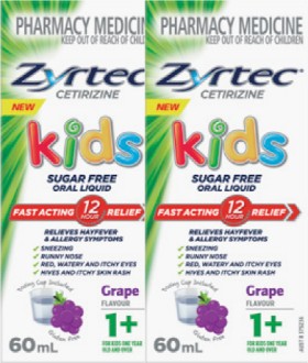 Zyrtec+Kids+Allergy+%26amp%3B+Hayfever+Relief+Grape+Flavour+60mL+Liquid
