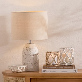 Luca-50cm-Table-Lamp-by-Habitat on sale