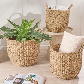 Sutton-Round-Basket-with-Handles-by-Habitat on sale