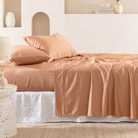 Seasonal-400TC-Bamboo-Cotton-Fitted-Sheet-by-Habitat on sale