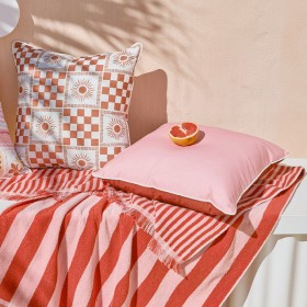 Sundays-Nura-Reversible-Outdoor-Square-Cushion-by-Pillow-Talk on sale