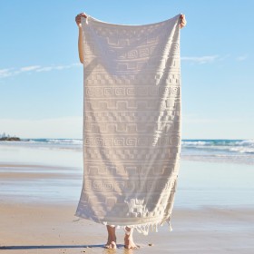 Sundays-Cassius-Terry-Tassel-Beach-Towel-by-Pillow-Talk on sale