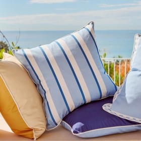 Sundays+Carmelita+Stripe+Reversible+Outdoor+Square+Cushion+by+Pillow+Talk
