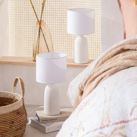 Mykonos+36cm+White+Table+Lamp+Set+of+2+by+M.U.S.E.