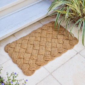 Basketweave+Woven+Large+Doormat+by+Habitat