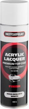 Motospray+Acrylic+Lacquer+Topcoat+Clear+400G
