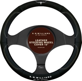 R.M.Williams+15%26rdquo%3B+Leather+Steering+Wheel+Cover+Black