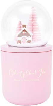 Christmas-Oh-What-Fun-Globe-Candle on sale