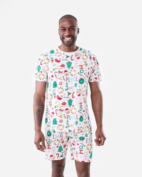 Crafty-Christmas-Knit-Shorts-Wishing-Tree-Family-Matching-Pyjama-Set on sale