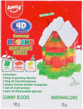 Amos-4D-Gummy-Blocks-Christmas-House-220g on sale