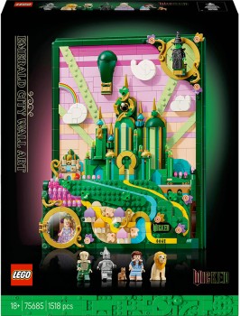 LEGO-Wicked-Emerald-City-Wall-Art-75685 on sale