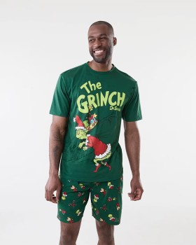 The-Grinch-License-Family-Matching-Christmas-Knit-Pyjama-Set on sale