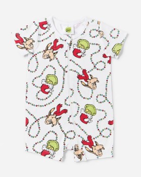 The-Grinch-License-Christmas-Family-Matching-Romper on sale