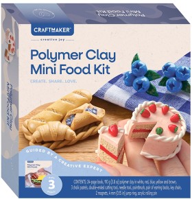 Craft+Maker+Polymer+Clay+Mini+Foods+Kit