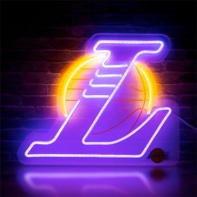Lakers-Logo-Neon-Light on sale