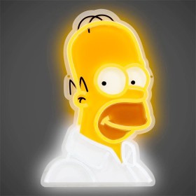 Homer+Head+Neon+Light