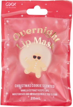 OXX+Skincare+Overnight+Lip+Mask+20ml+-+Christmas+Cookie+Scented+and+Vanilla+Extract