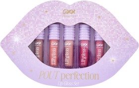 OXX-Cosmetics-5-Piece-Pout-Perfection-Lip-Gloss-Set on sale