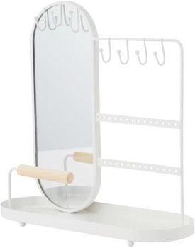 Jewellery-Storage-with-Mirror-White on sale