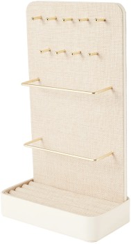 Linen+Look+Jewellery+Stand