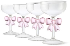 4-Bow-Stem-Glasses on sale